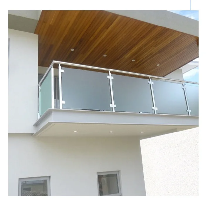 

Baluster glass railing steel fence balcony deck stairs posts/handrail balustrade handrail railing