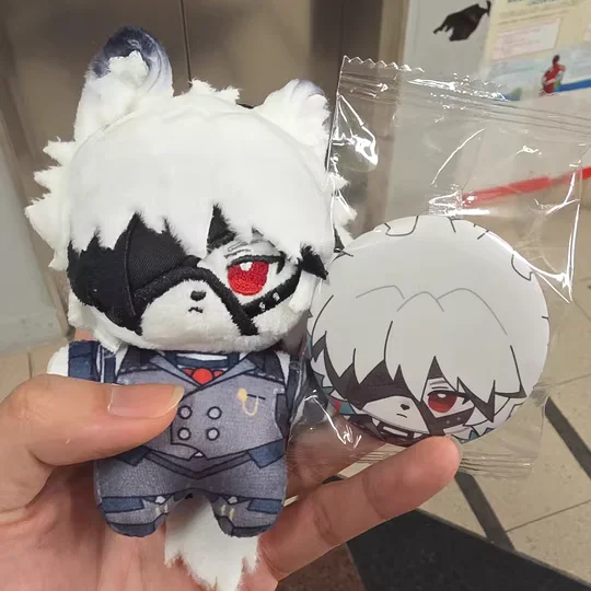 

10 см Zenless Zone Zero Косплей Кукла Игрушка Подвеска Брелок-Hug Vlad Lighter Von Lycaon Asaba Harumasa Плюшевая Коллекционная