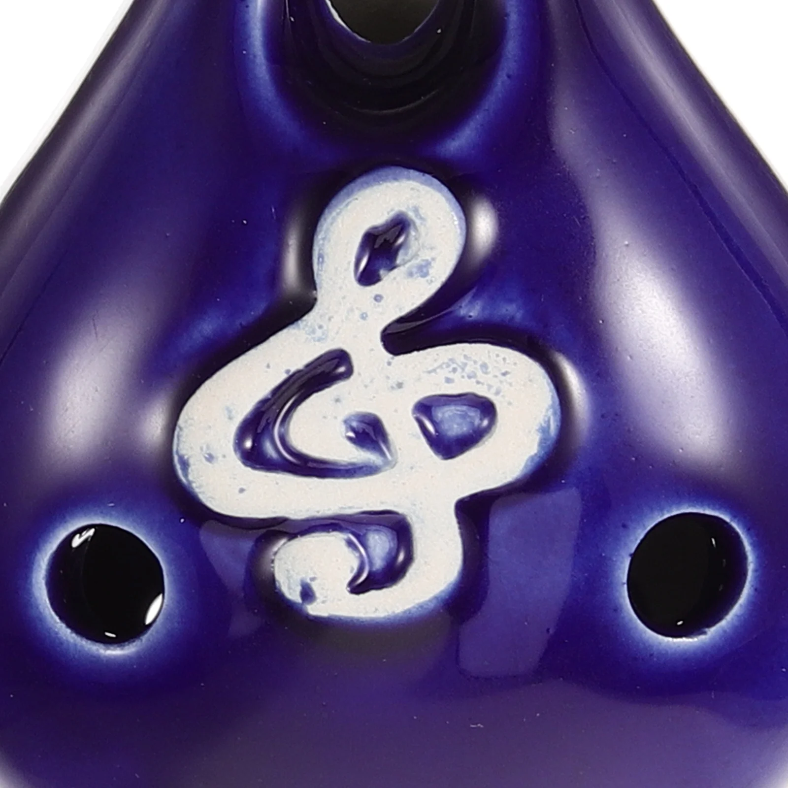 

Small 6 Holes Medium Pitch Ceramic Ocarina Portable Musical Instrument for Children Adults Beginners Fine Texture Easy Learning