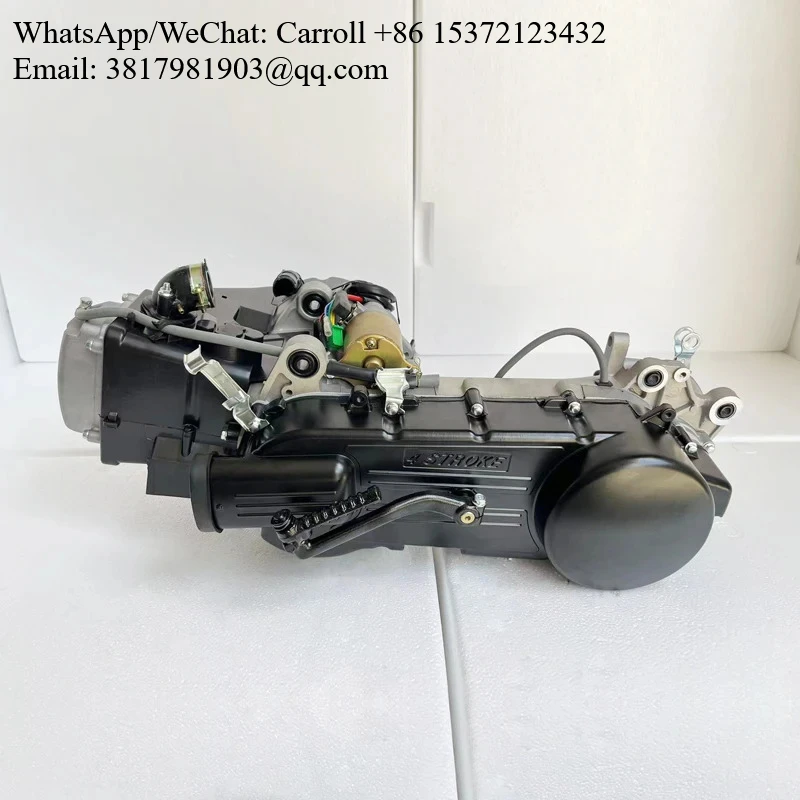 

Factory Gy6 1p57qml 1p52qmi 125cc 150cc four stroke fuel motorcycle scooter engine with long box long shaft disc brake parts