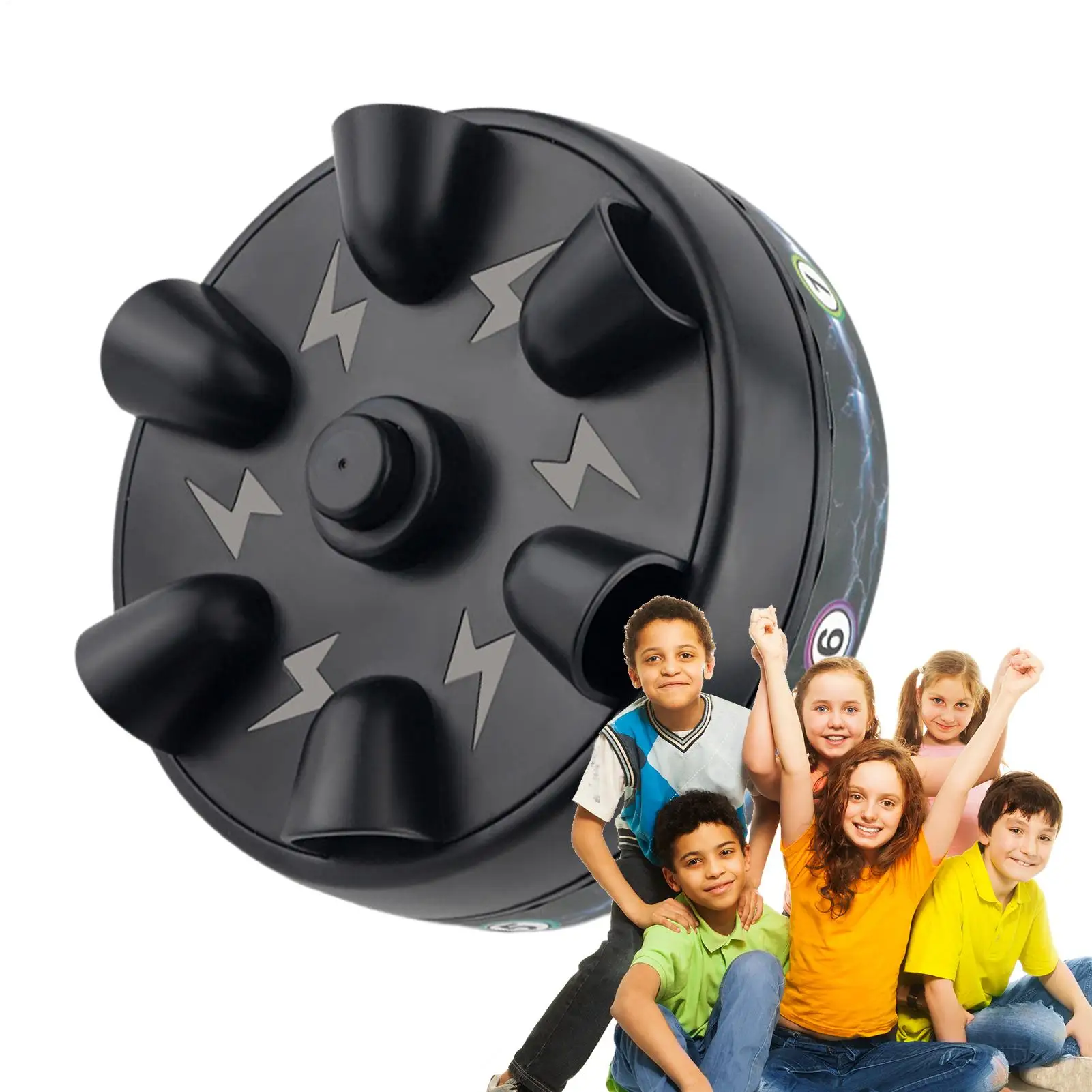 Shocking Roulette Lie Detecto For Kids Adults Electric P olygraph Test Finger Toy Party Game Parent-child Interaction Funny Toys