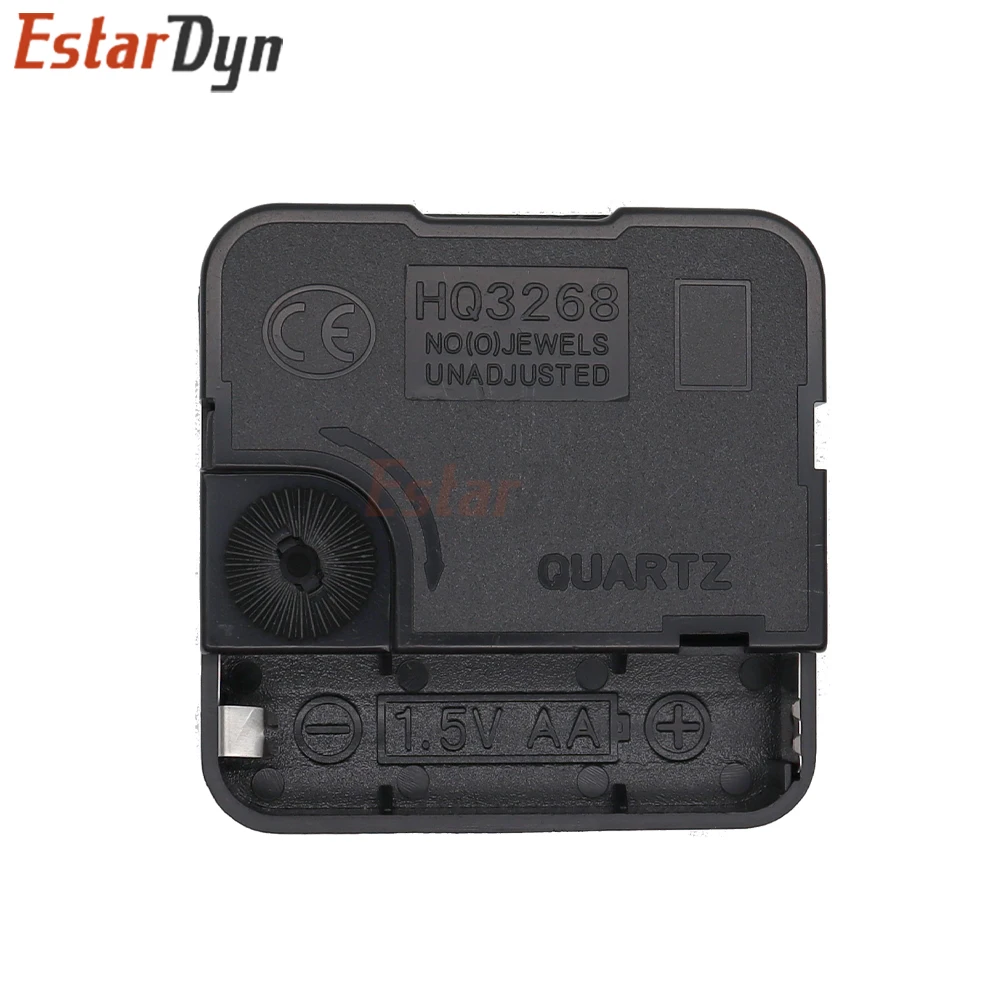 Estardyn  HQ3268 Quartz Clock Movement Mechanism, DIY Repair Kit with Red Hands for Wall Clock Replacement