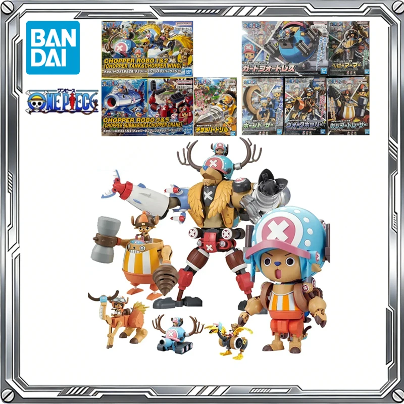 

BANDAI Original One Piece Anime Chopper Composite Robot Tank Submarine Action Figure Assembly Model Toys Boys Girls Gifts