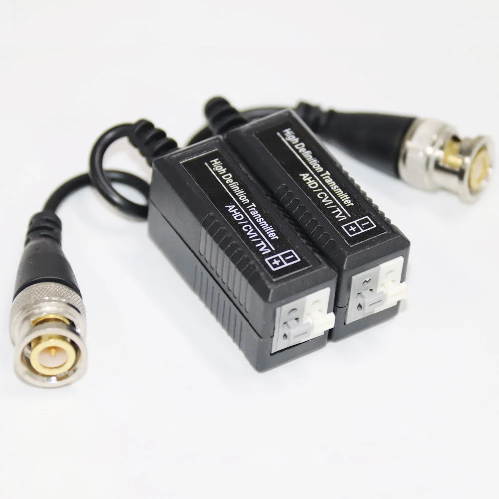 Twisted Pair Transmitter AHD/CVI/TVI/CVBS Video Balun Transceiver For CCTV Security Camera