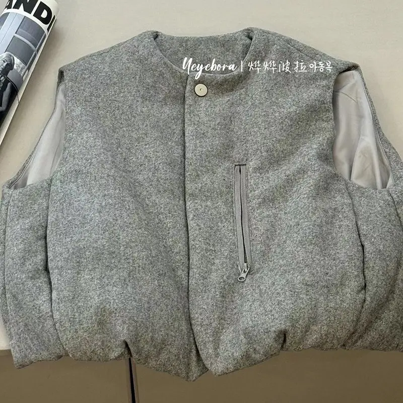 

childre Sport Sleeveless Pocket Vest Spring Autumn Winter Warm Gray Cotton Boys Jacket Casual Kids Top waistcoat Windcoat