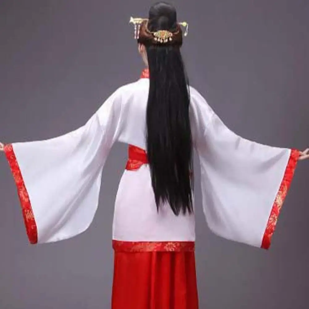 Chinese Cloth Chinese Hanfu Skirt Oriental Fairy Princess Stage Costumes Chinese Ancient Dress Flower Embroidery Outfit Ancient