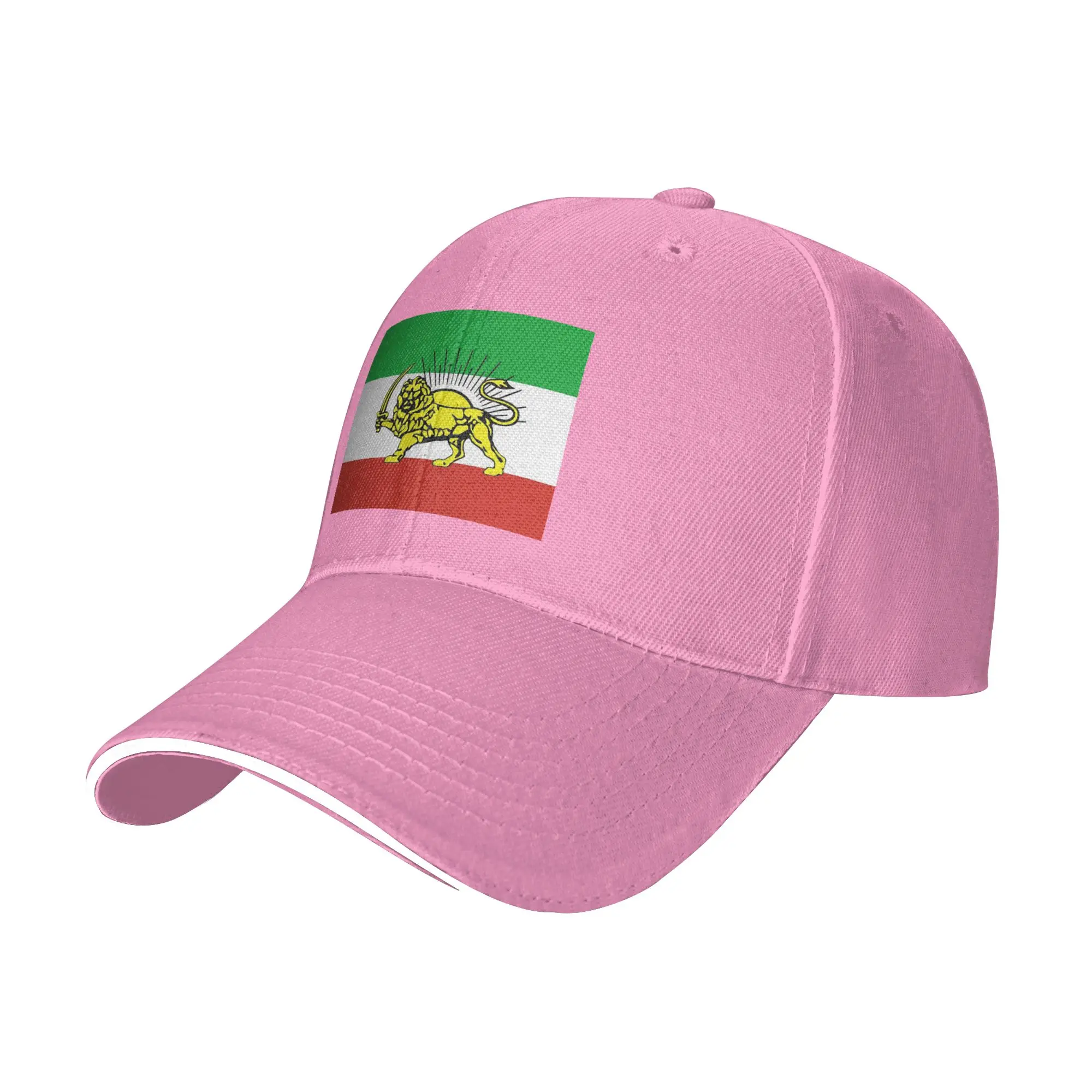 Flag of Persia Iran (Pahlavi)  Cap Casual Baseball Caps Adjustable Hat Hip Hop Summer Unisex Baseball Hats Customizable