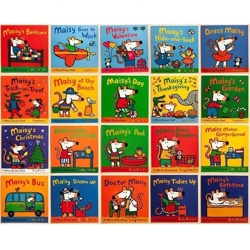 

20 Books/Set Maisy Mouse English Picture Children Storybook Kids Games IQ EQ Training Early Education Book Gift