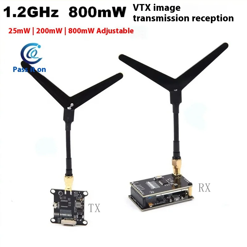 Wireless Image Transmission And Reception 1.2/1.3ghz/Vtx-1g3se/Vrx-1g3-V2 800mw 8ch