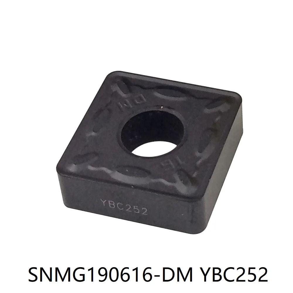 

SNMG190616-DM YBC252 YBC251 ZCC Negative inserts General turning tools for processing steel SNMG 644 DM 10PCS/BOX
