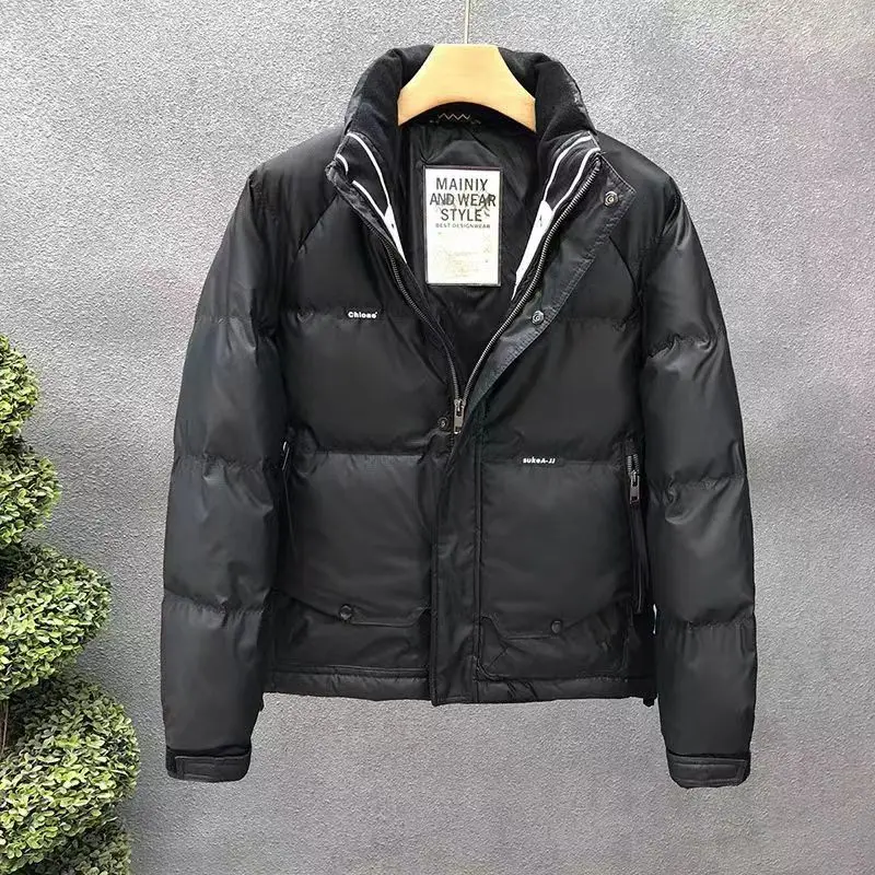 Winter Unten Jacke Männer Luxus Hohe Qualität Weiße Ente Unten Mantel Warme Coldproof Winddicht Windjacke Zipper Jacke Business Mantel