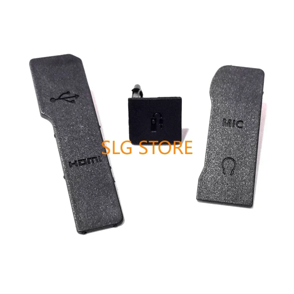 Baru Satu Set Tutup Antarmuka USB / AV OUT/ Penutup Karet Kompatibel dengan HDMI/MIC untuk Bagian Kamera Digital Canon EOS R6