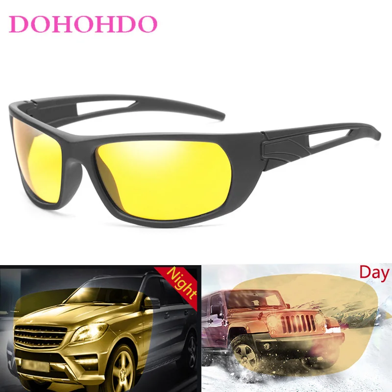 

2026 Brand Designer Polarized Sunglasses Men Sun Glasses Driving Anti-Glare Male Goggles Night Vision Eyewear For Woman UV400