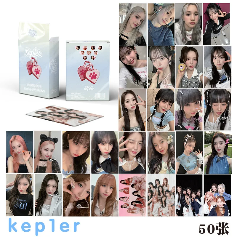 Kpop KEP1ER Photocard New Albums Double-sided Lomo Card YUJINKim Chaehyun Postcards For Fans Collection Gifts