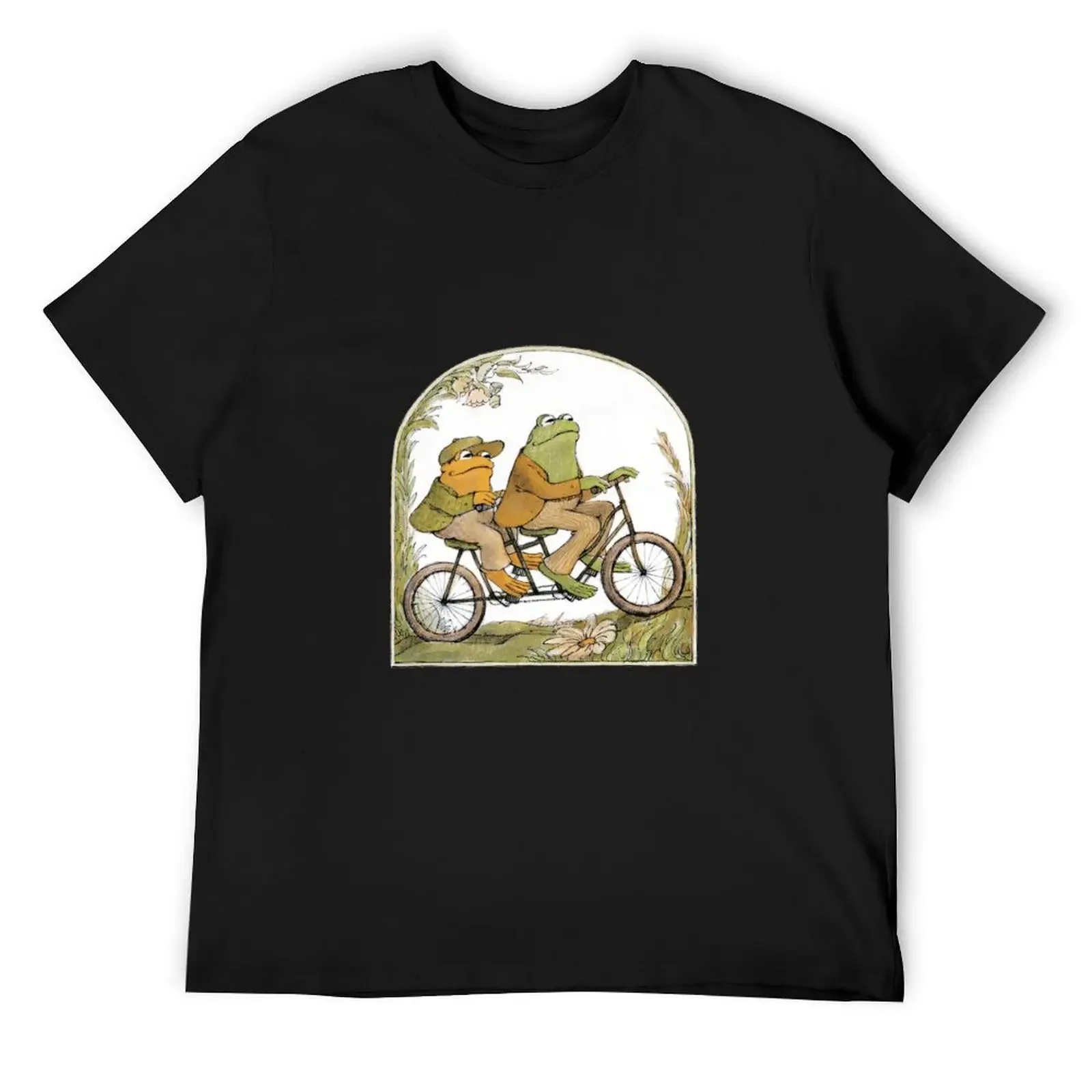 

Frog and Toad Tandem Bicycle T-Shirt anime figures customizeds shirts graphic tee men