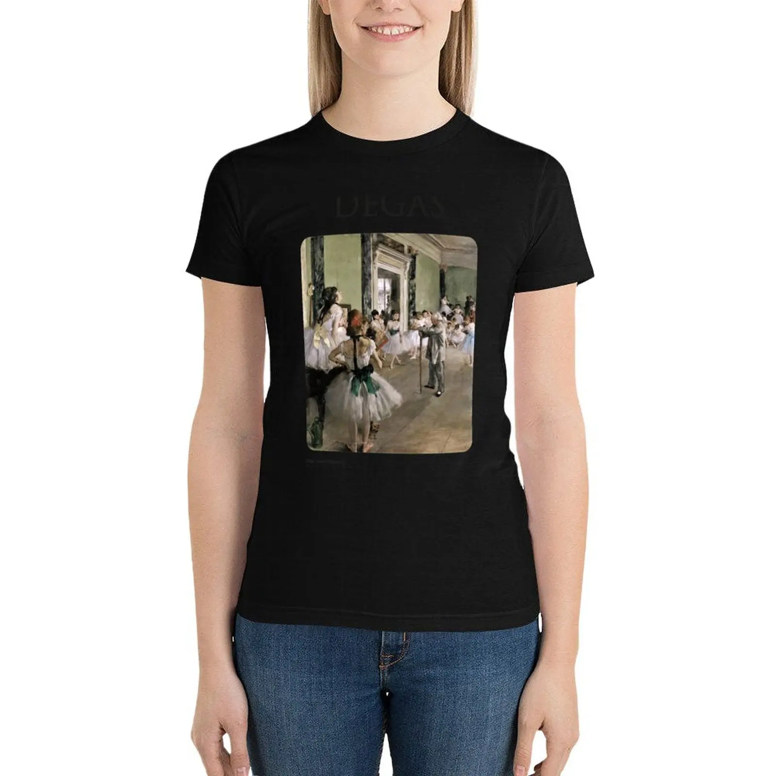 

The Ballet Class (Edgar Degas) T-Shirt cute clothes summer clothes summer tops Women's tee shirt