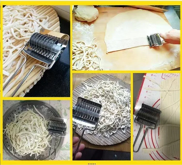 Edelstahl manuelle Nudel schneider Walze Nudel hersteller Fast-Food-Nudeln Teig Roll maschine Pasta Gadgets Küchengeräte
