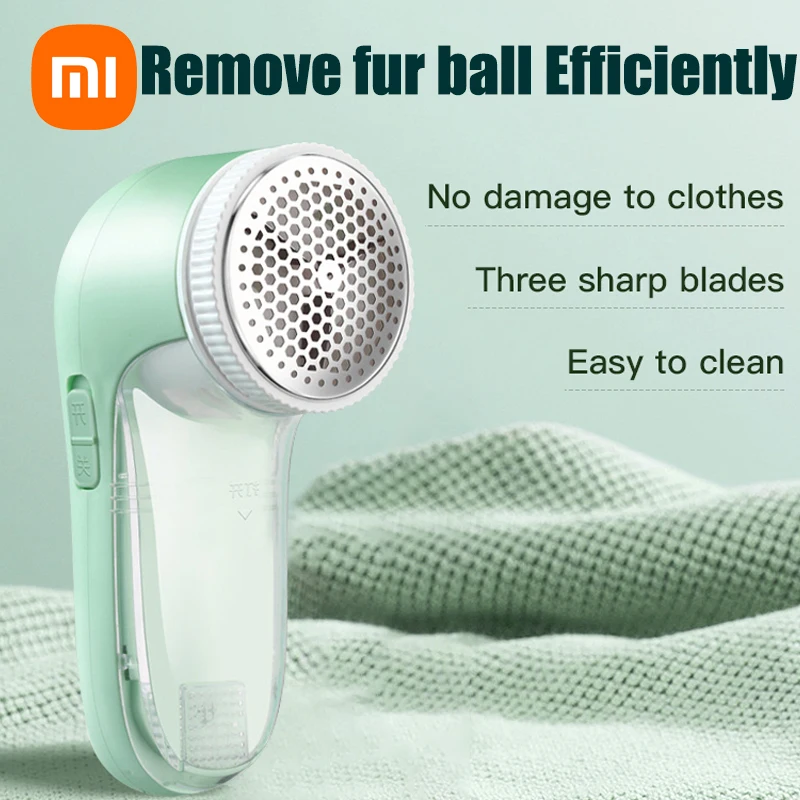 Xiaomi Clothes Shaver Fabric Lint Remover Fuzz Electric Fluff Portable Brush Blade Professional Rechargeable Fur Ball Trimmer