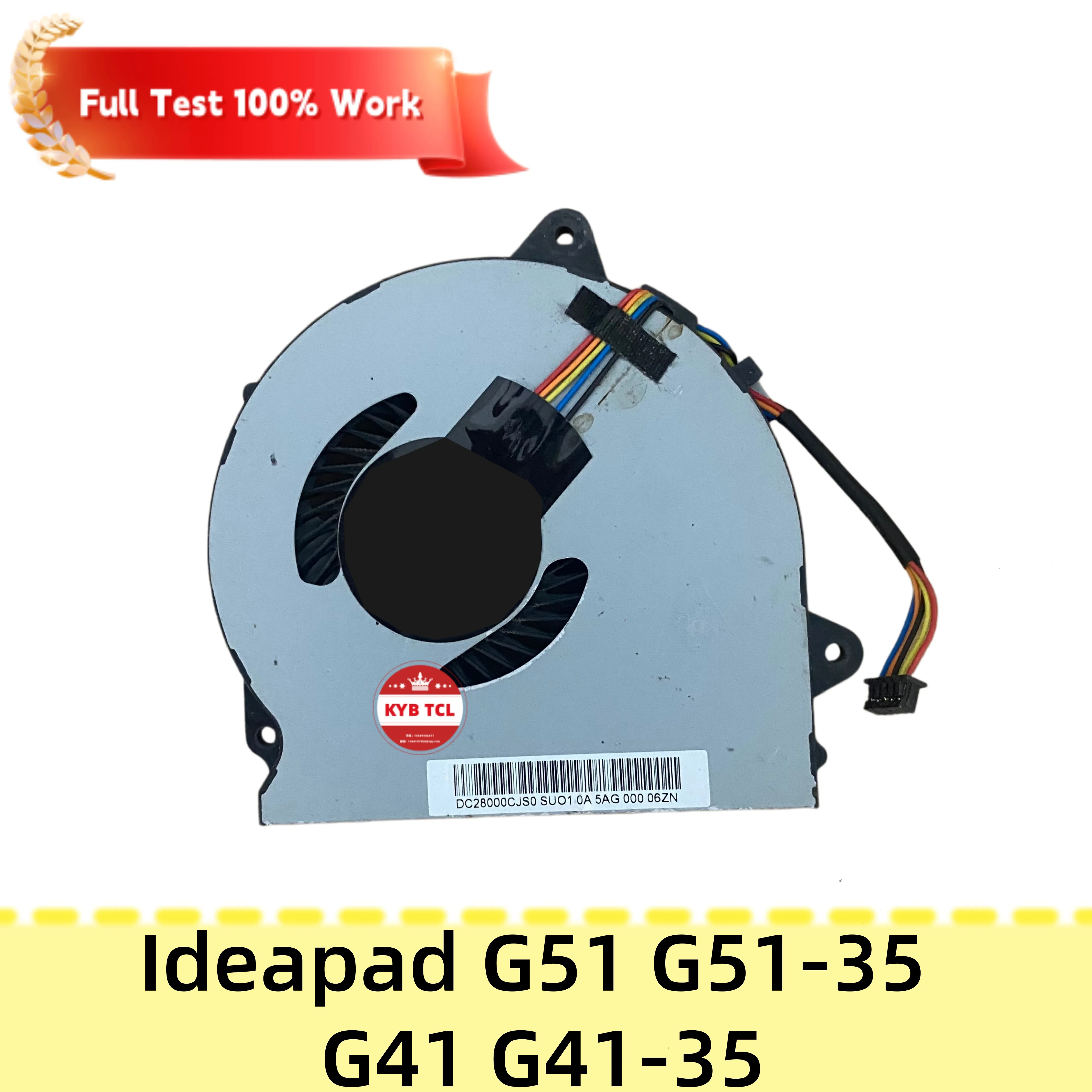 Ventilador de refrigeración para CPU de ordenador portátil DC28000CJS0 para Lenovo Ideapad G51 G51-35 G41 G41-35 5F10J22858