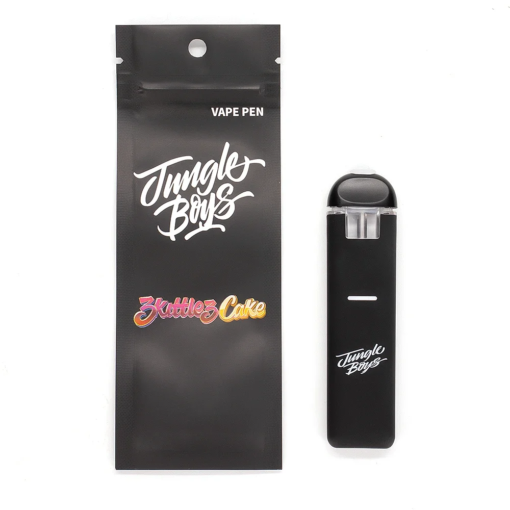 50szt Jungle Boys 1.0ml Vape Pen E Cigarettes Akumulator 380mah Pusty parownik Ceramic Coil Cartridge Box Opakowanie