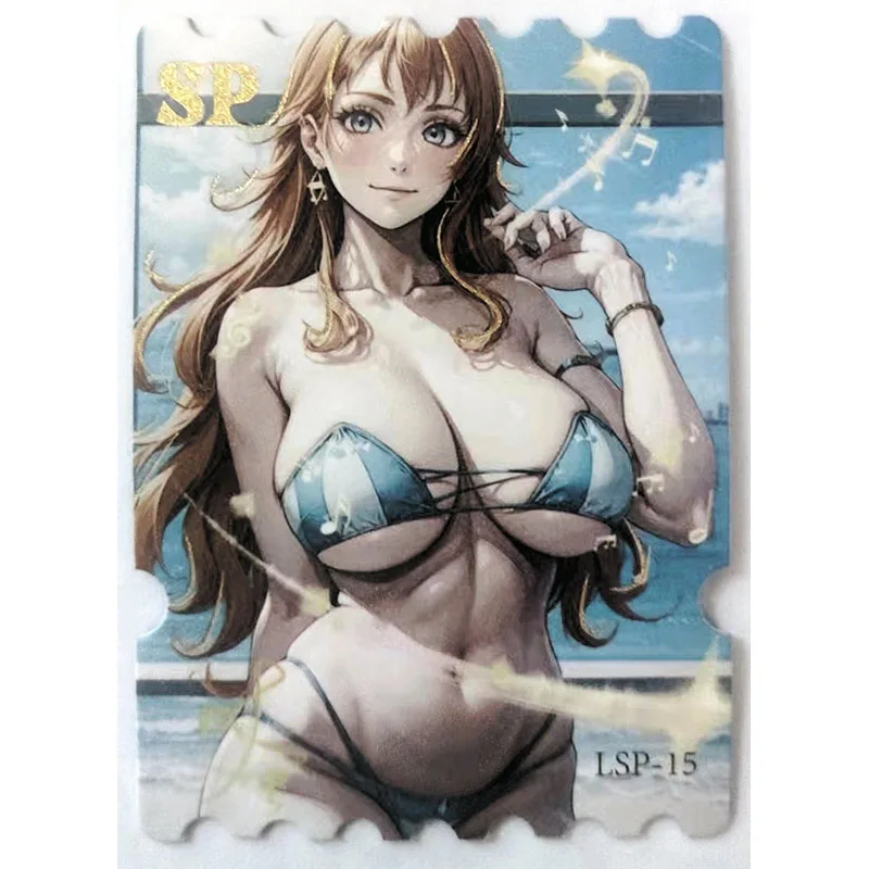 Anime Goddess Story Rare SP Refraction Foil Kochou Shinobu Haruno Sakura Nami Toys for boys Collectible Cards Birthday Present