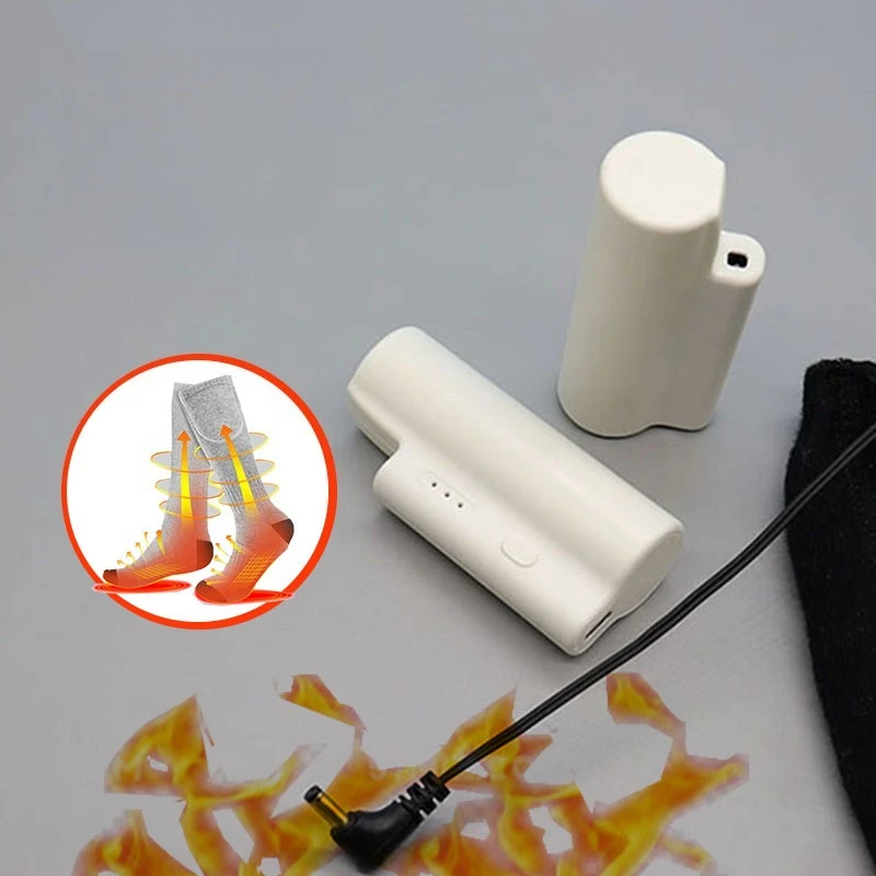 Bateria recarregável de 3.7v 2500mah para meias aquecidas inverno ao ar livre esqui meias de aquecimento tipo-c cabo de carregamento baterias de lítio