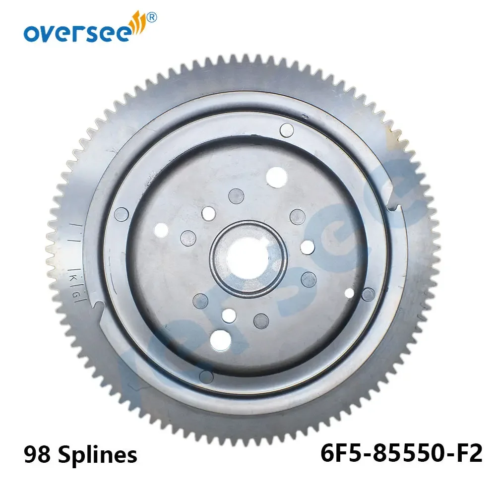 6F5-85550 Electrical Rotor Assy Flywheel For Yamaha Outboard Motor 2T 40HP 40G Parsun T36-04000500W 6F5-85550-F2 6F6-85550