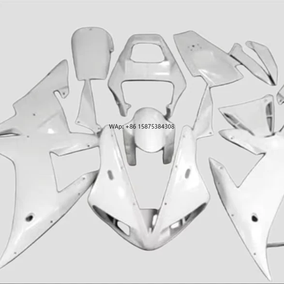 Unpainted  ABS  Plastic Raw Blank Fairing Wholesale  for  R1 2002 2003  Motorcycle Fairing Kit