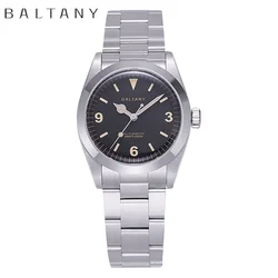 Baltany 1963 Explorer Homage Mechanical Watches S4066 Tropical Dial 200M Waterproof 316L Stainless Steel Automatic Retro Watch