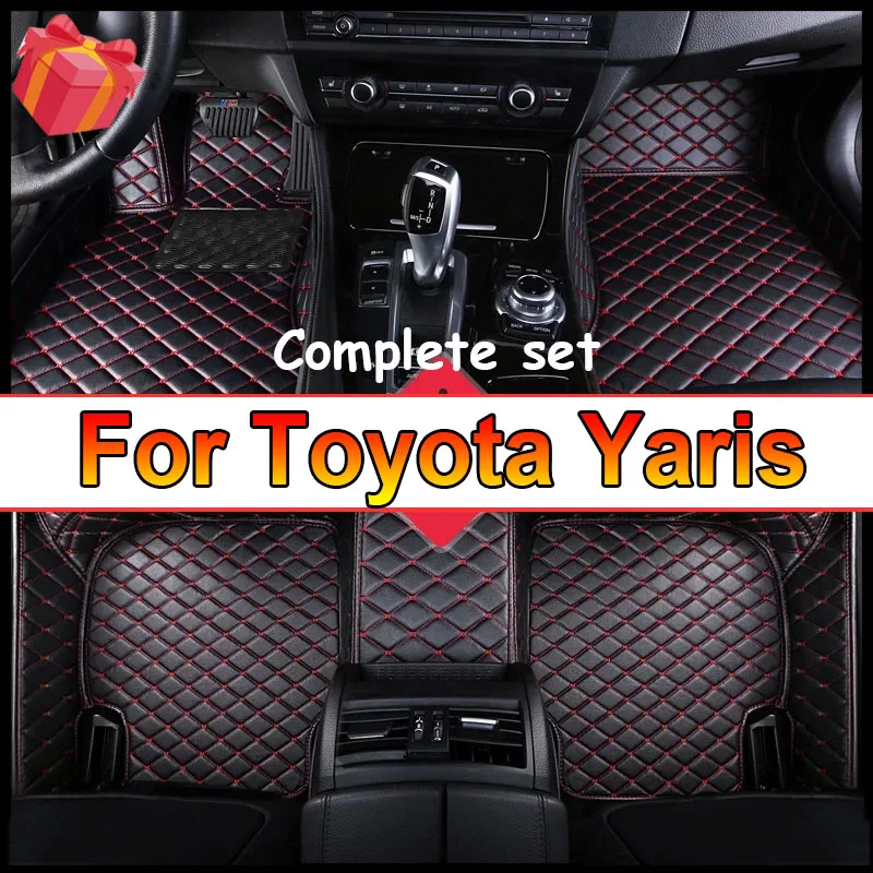 Car Floor Mats For Toyota Yaris Hybrid Mazda2 Hybrid MXPH11 2021 2022 2023 Waterproof Protective Pad Floor Cover Car Accessories