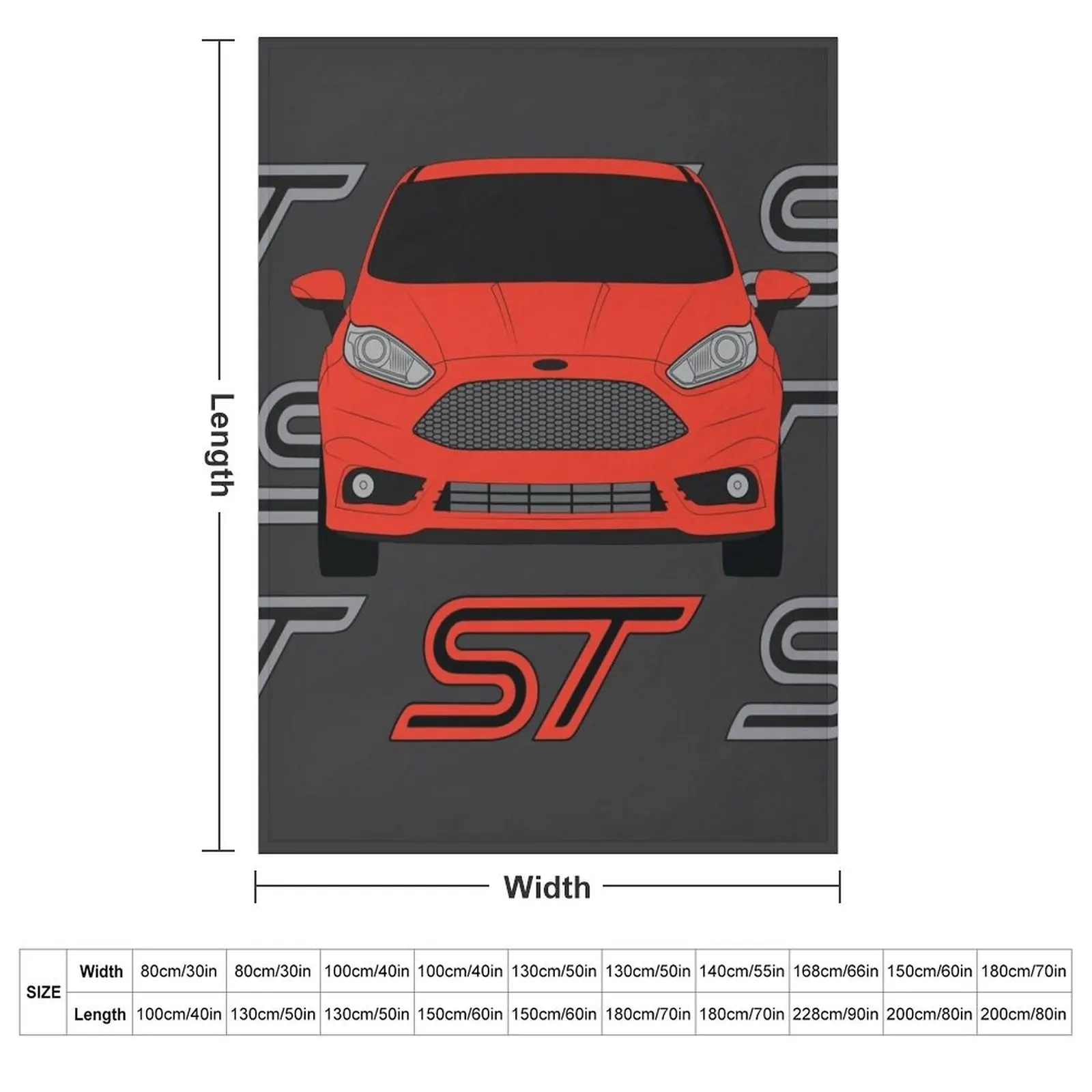 Fiesta ST Throw Blanket manga christmas decoration Plush blankets ands Bed Retros Blankets