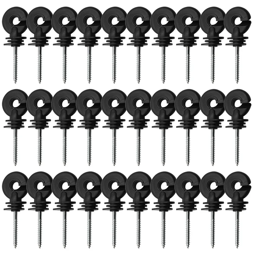 30pcs Electric Fence Insulator Tool Fence Insulator Garden Livestock Animal Fence Electric Fence Long-lasting Multifunctional