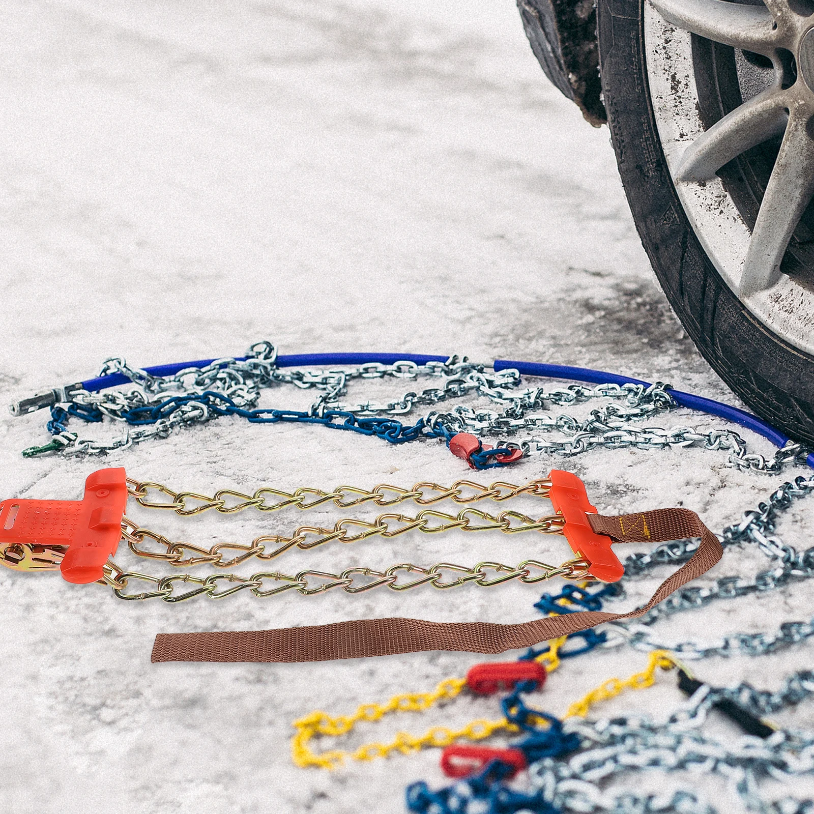 

Universal Car Tire Anti-Slip Snow Mud Ice Emergency Skid Chains For Suv Truck Vehicle Traction Device Wheel Chains