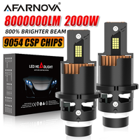 2300W High Power D2S D4S D2R D4R LED Headlights Bulbs HID D1S D3S D1R D3R 1:1 Auto Turbo LED Canbus 2 Copper Tube 30PCS CSP Chip