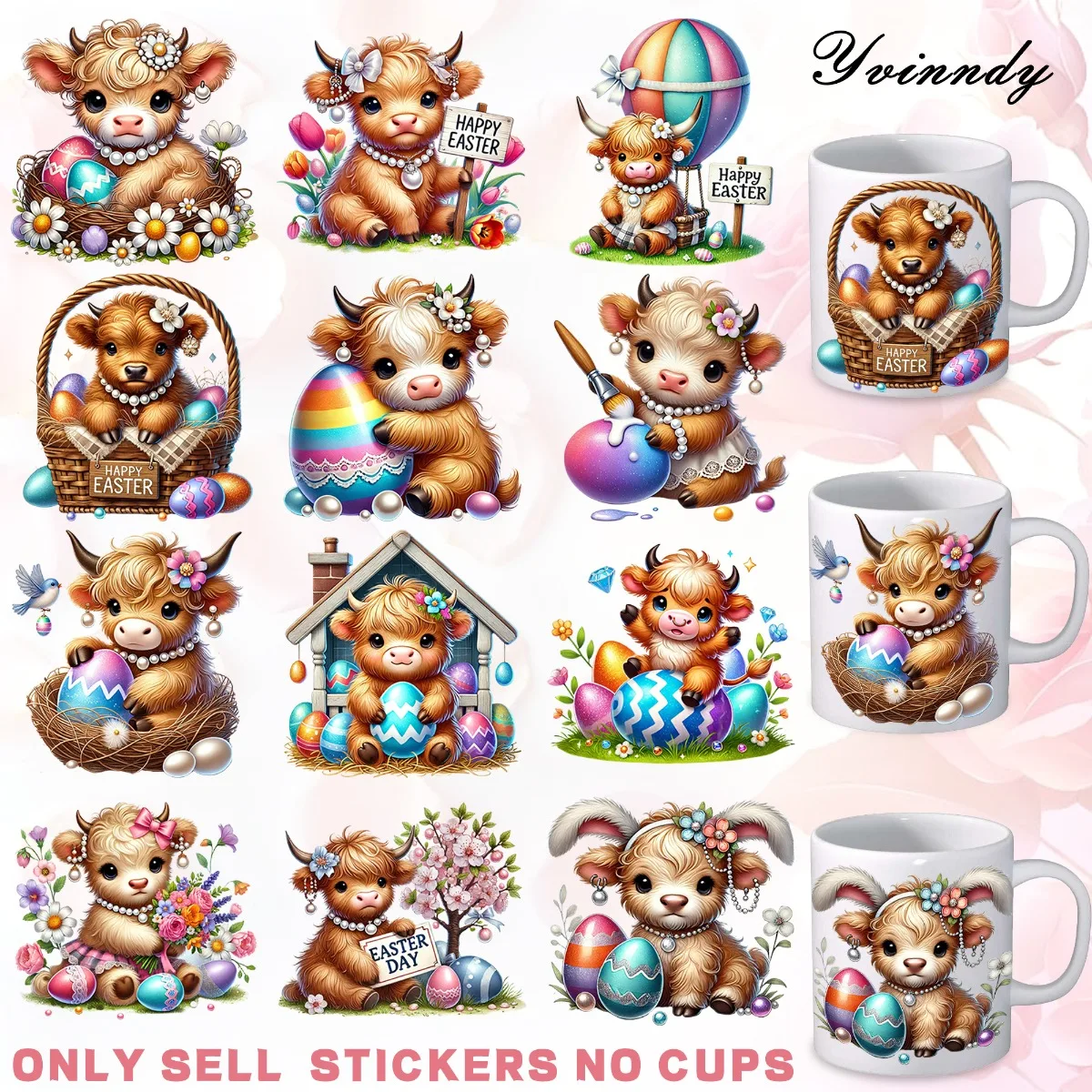 

Набор из 12 цветных наклеек с мотивирующими цитатами для стеклянных банок, УФ DTF, самоклеящаяся трансферная бумага высокой клейкости