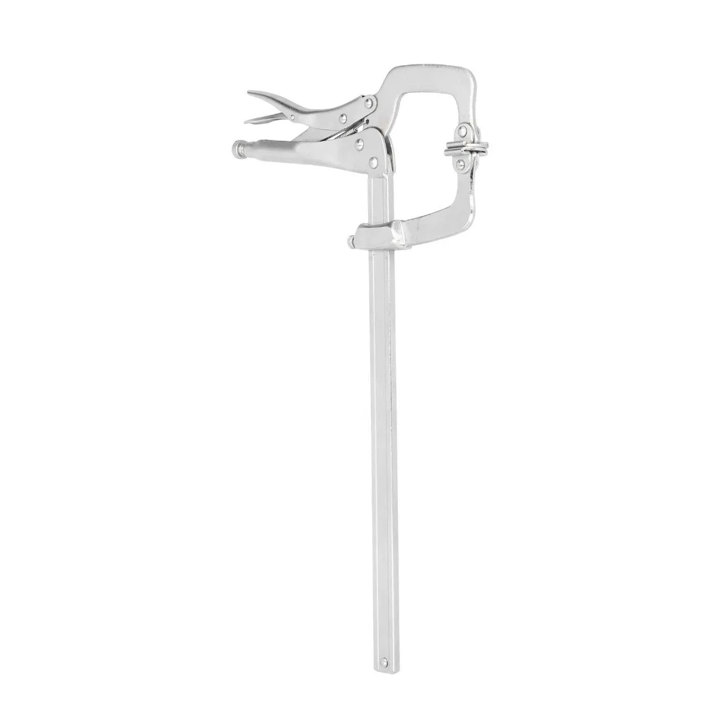 

Adjustable Carbon steel Clamp Vise Sliding Rod Locking Adjustable Sliding Rod Pliers Heavy Duty Vice Grips Pliers Woodworking