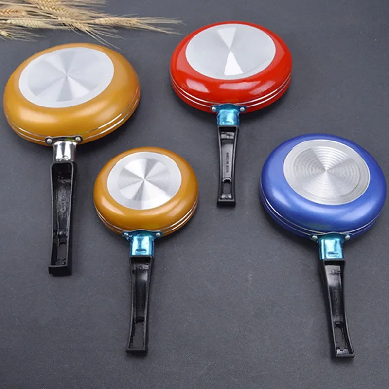 Geetest Cute Breakfast Omelette Mini Portable Pot Frying Pan Kitchen Supplies Home Non Stick Long Handle Anti-scratch Coating