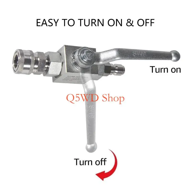 

Q5WD Highly Pressure Washer Valves Kits 4500PSI Shut Down Valves 3/8Inch Enduring