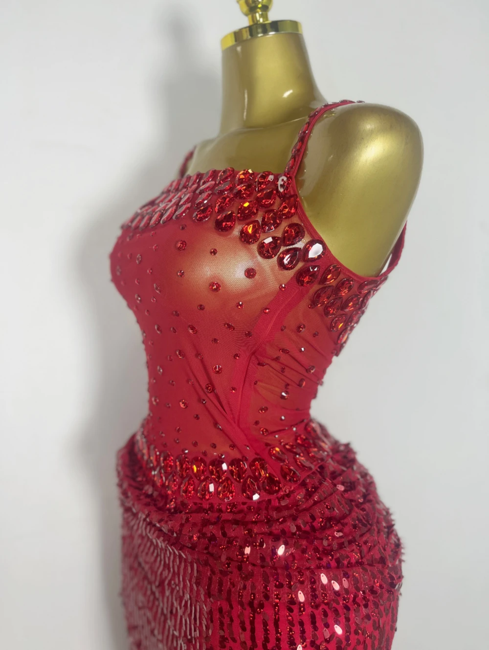 Damen-Abendkleid für Geburtsta – Sparkly Rhinestone Club Party Dress Bewertung und Preis