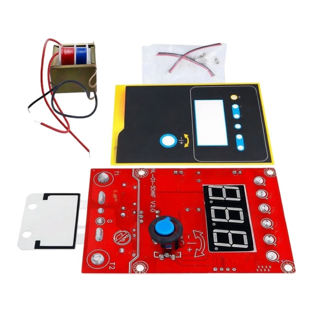 100A Spot Welding Machine Control Board With Power Off-Saving Function And Adjustable Dual Pulses Transformer Controller