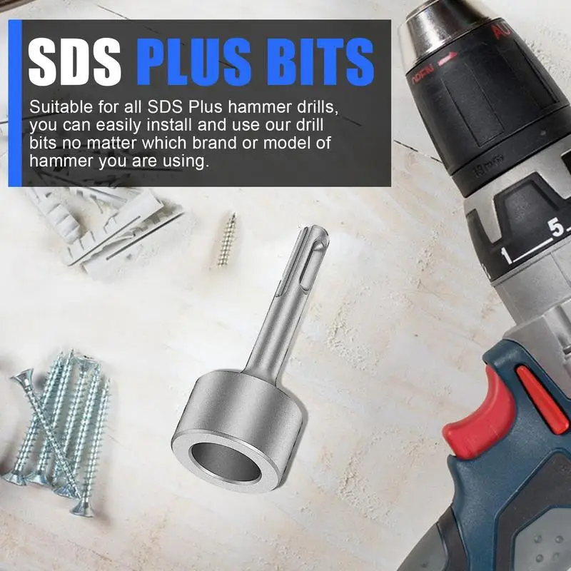Sds-Plus Driver per asta di terra strumento in acciaio per impieghi gravosi per pali efficienti strumenti di perforazione per palificazione terreno universale durevole