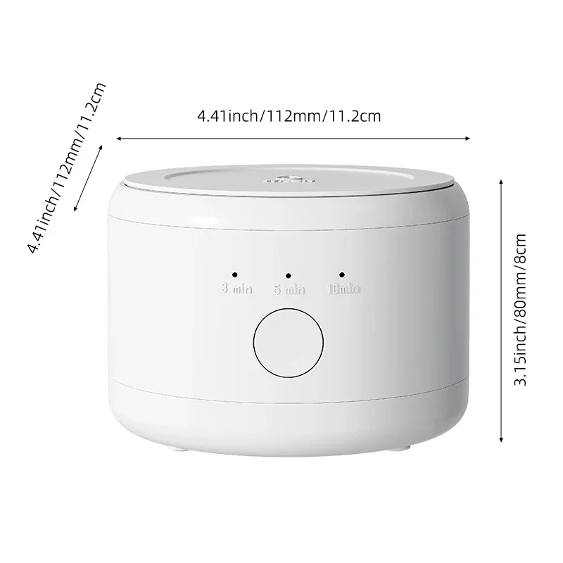 آلة التنظيف بالموجات فوق الصوتية، منظف أسنان أوتوماتيكي قابل لإعادة الشحن عبر USB مع منظف، 3 أوضاع، لجميع أجهزة طب الأسنان #3