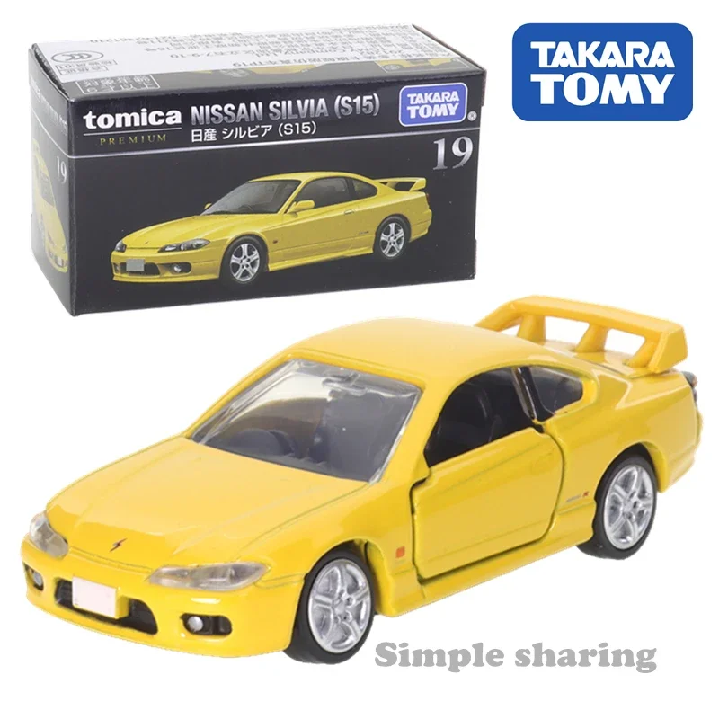 Takara Tomy Tomica Premium 19 Nissan Silvia (S15) Car Alloy Toys Motor Vehicle Diecast Metal Model for Children