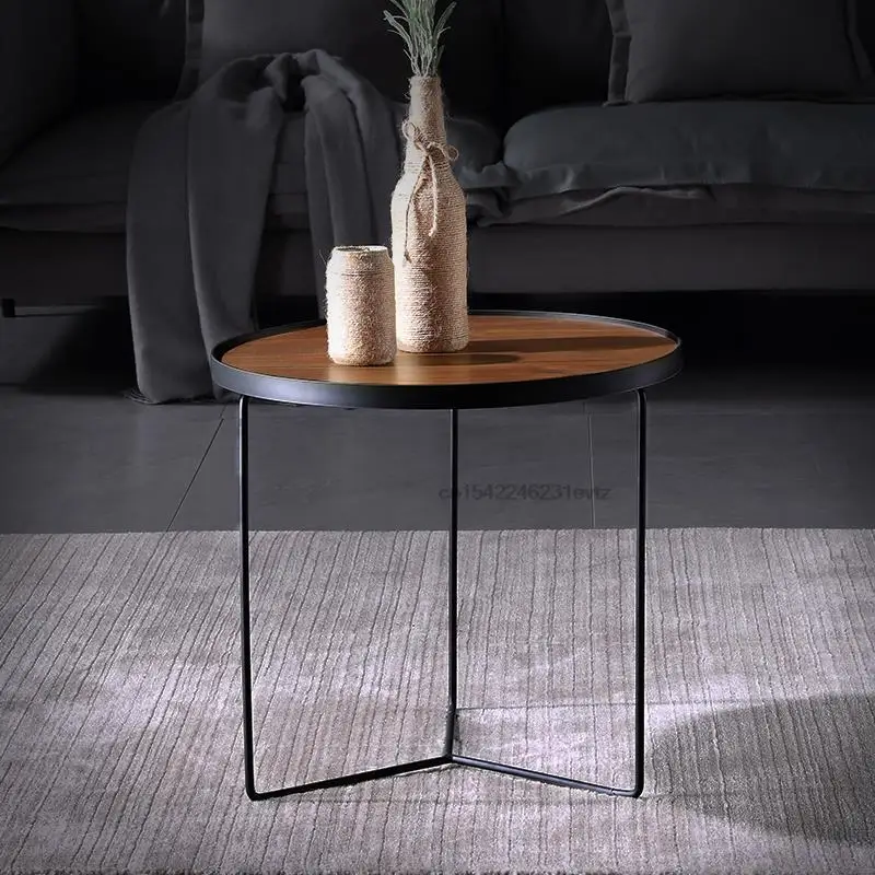 Nesting Table 3 Pcs Imported Slate Coffee Table Round Combination Set For Small Apartment Living Room Nordic Corner Furniture