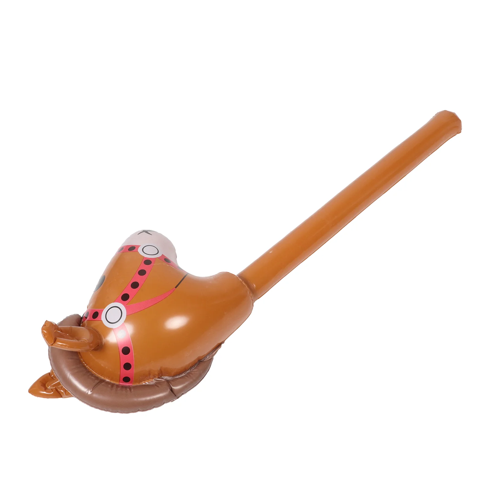 Description Picture 3 of itemInflatable Horse Head Stick Blow Up Horses Kids Toys Birthday Balloons Animal Hammer Toy Supplies Balloon Accessories Festive