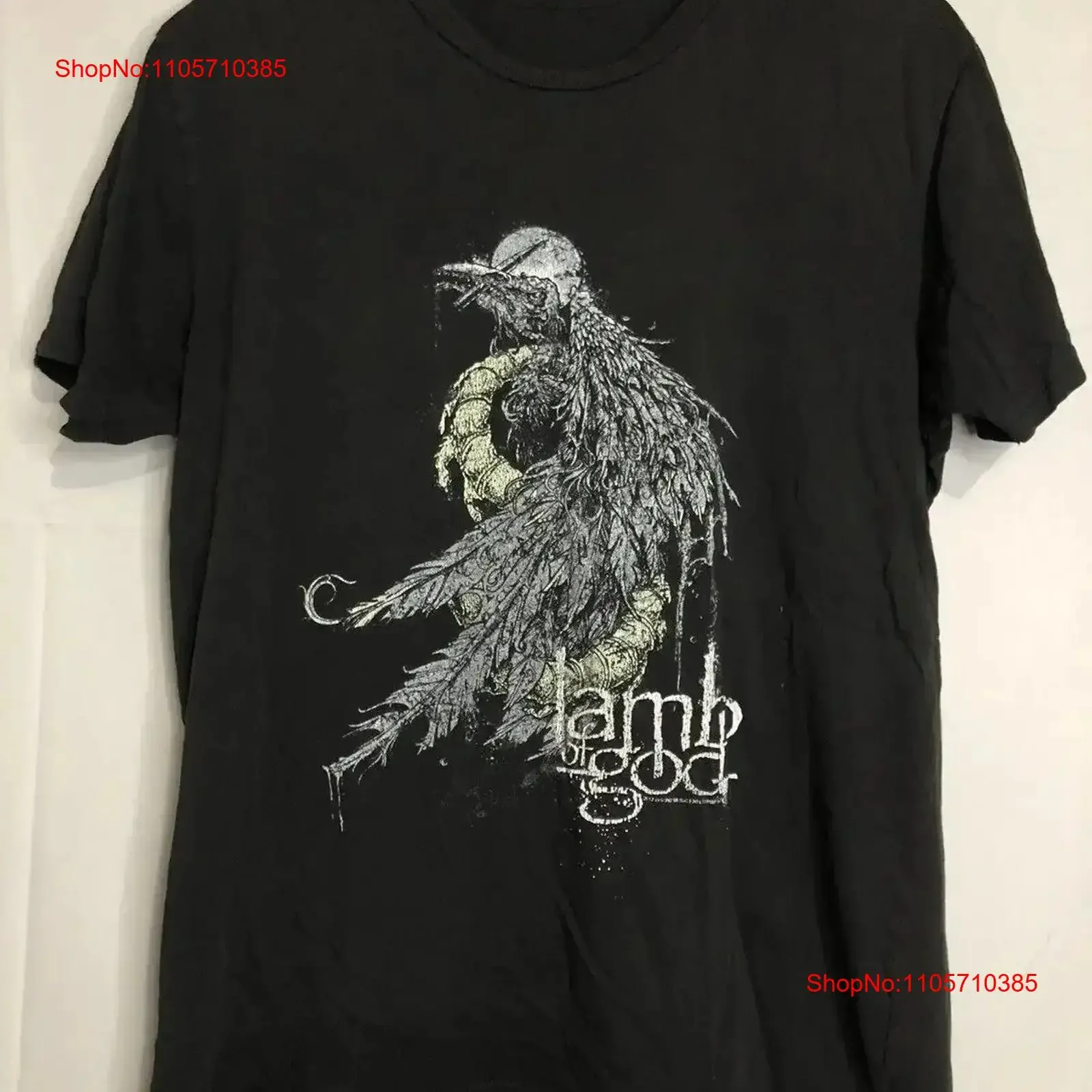 Vintage 2012 Lamp of God T Shirt Black Men's Size M TAGLESS Washed Breathable fashion Stretched Comfortable vintage Washed
