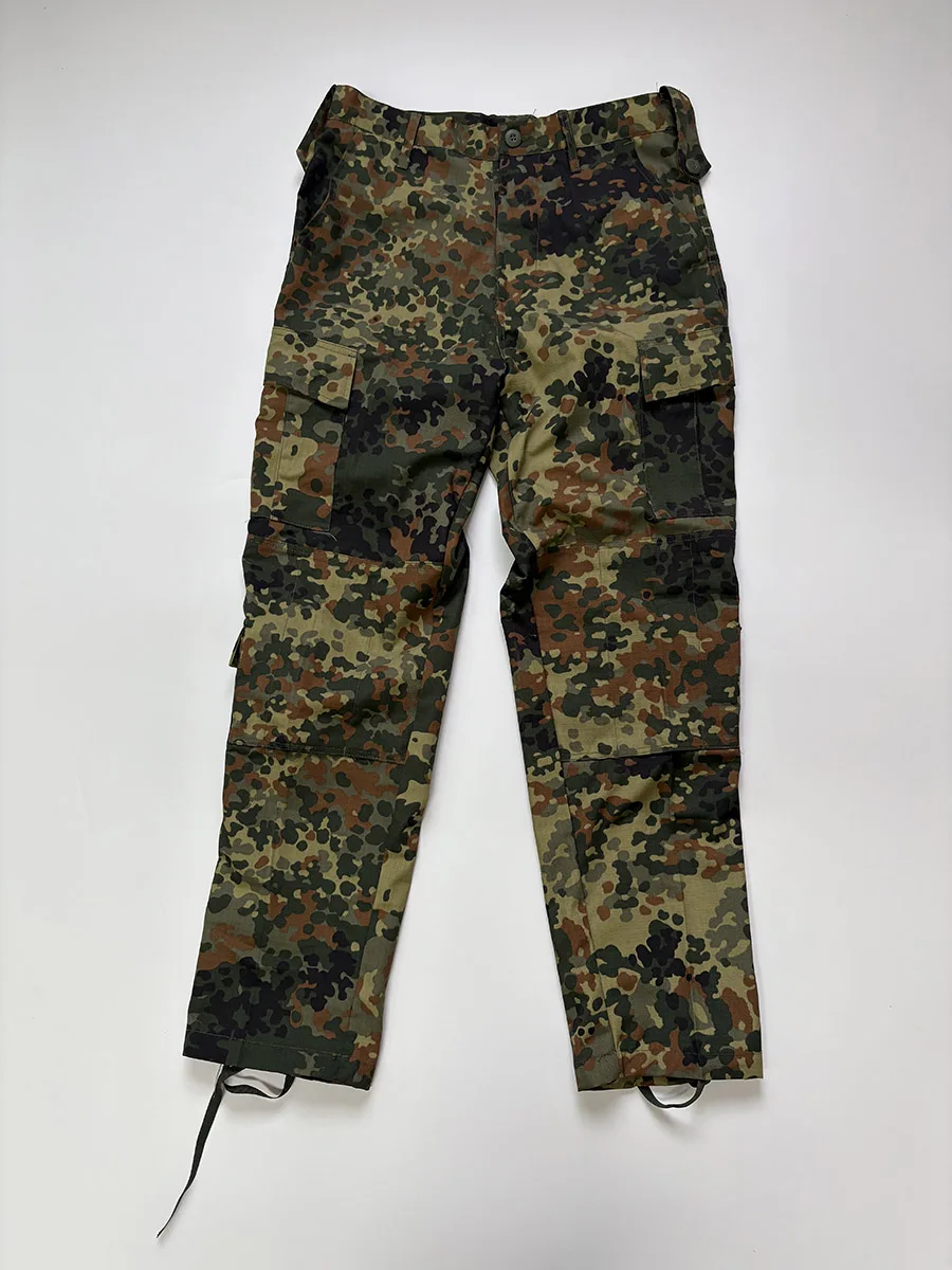 Deutschland Camouflage Dschungel Trainingsuniform ACU Feldanzug Flecktarn Dschungel Spot Set für Männer, Feldtraining Anzug Kampf ACU Set – Detail 8