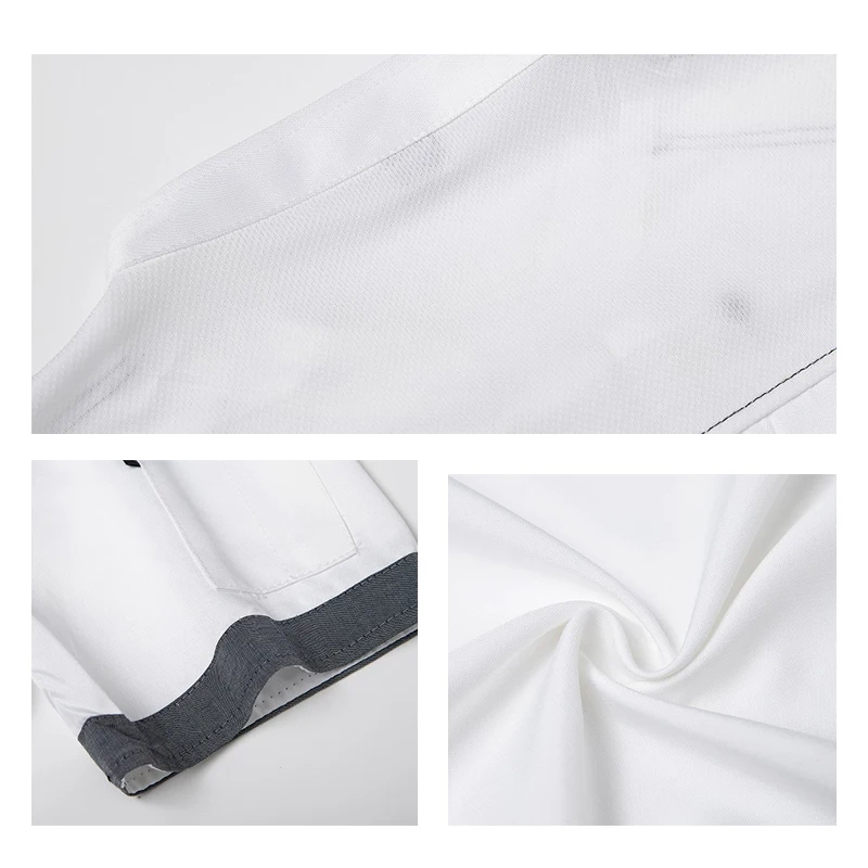 Uniforme De Chef Para Homens, Jaqueta De Chefs, Cozinhar Roupas, Restaurante, Café, Food Service, Traje De Cozinha, Garçom Roupas De Trabalho