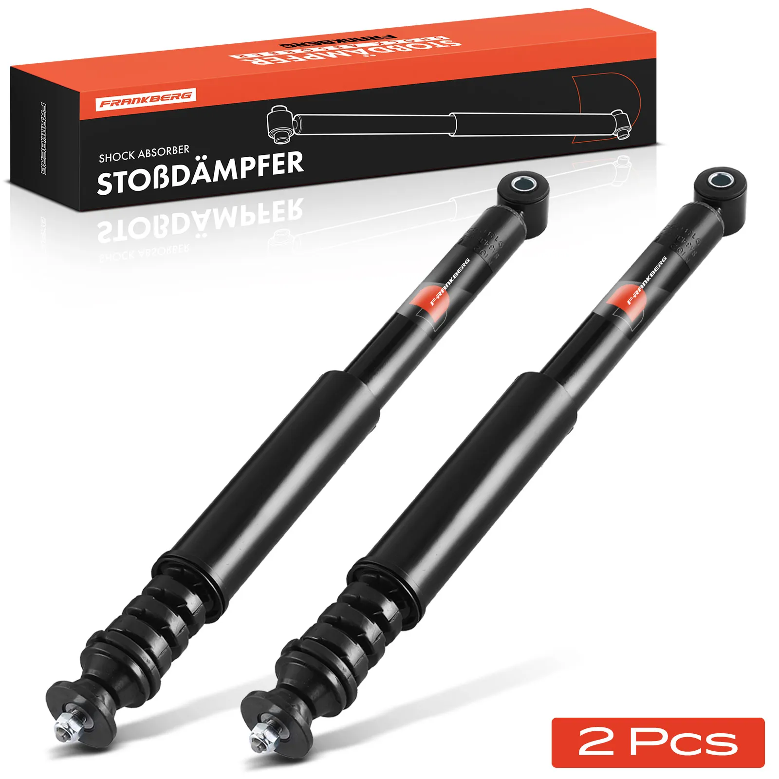Frankberg 2x schokdemper achteras voor Nissan Note E11 NE11 1.4L 1.5L 1.6L 2006-2012 562009U000 312817 343810