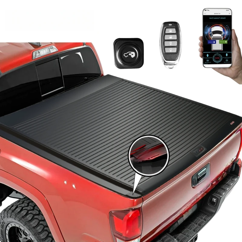 Hot Selling Hard Aluminum Rigid Box Tonneau Cover Suitable For 2002 2005 2013 Tacoma 5ft 6ft Pickup Truck Bed